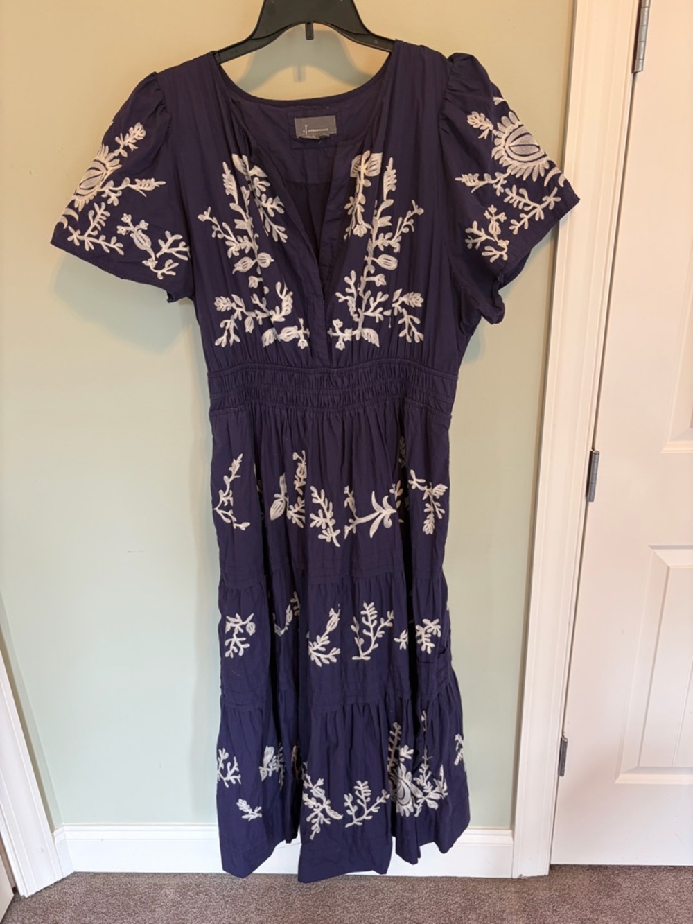 Anthropologie Maeve Somerset maxi dress 2X.